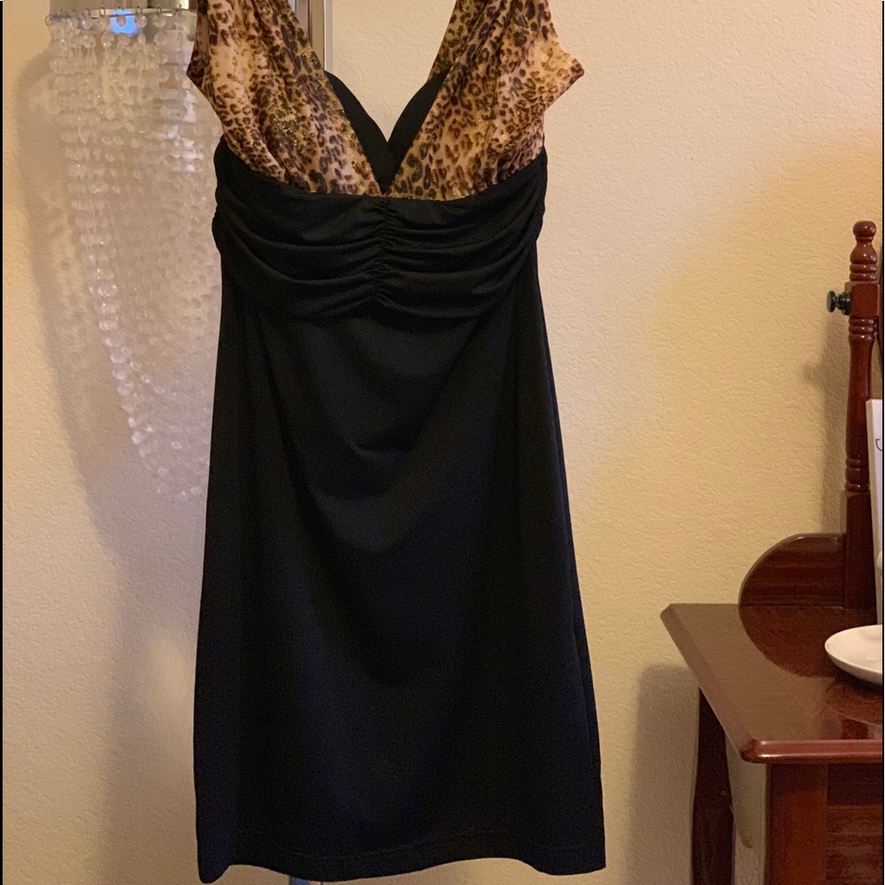 Make An Offer Evening Dress Animal Print - Picture 8 of 8